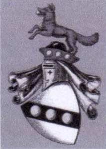 Helmzier Wappen Vitinghof-Schell